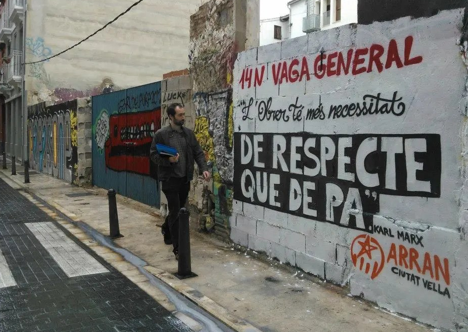 Ciutat Vella, València:  14N Vaga General