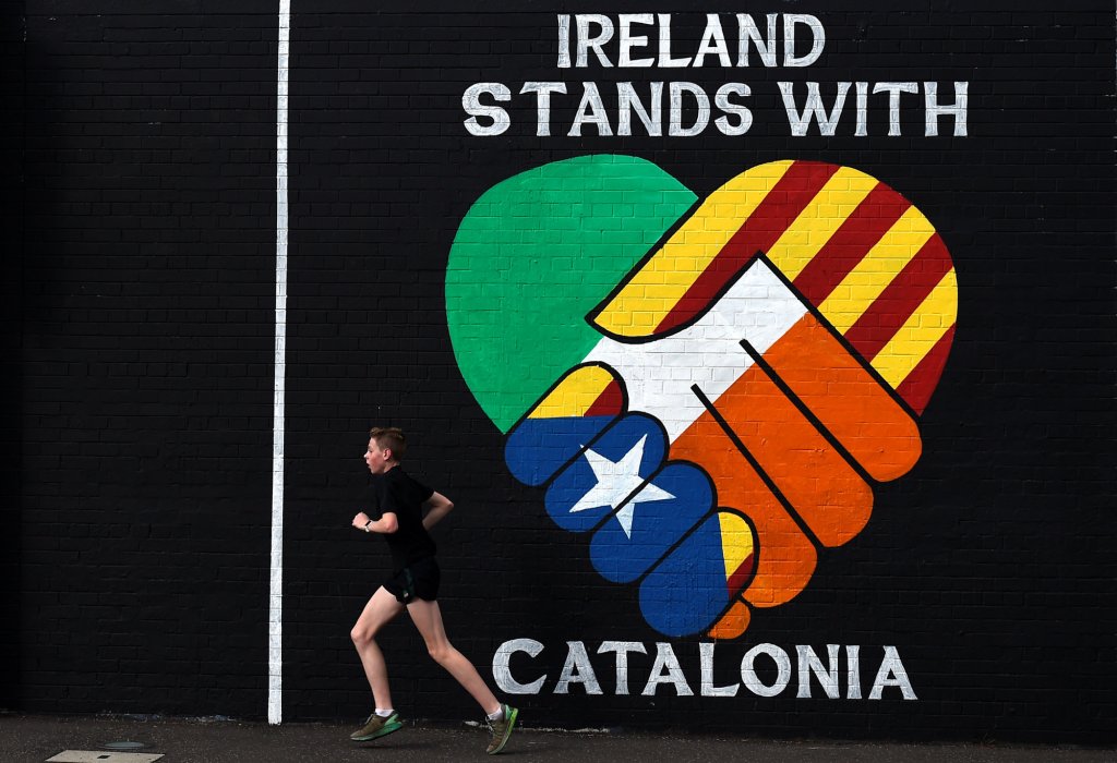 Belfast: Ireland stands with Catalonia