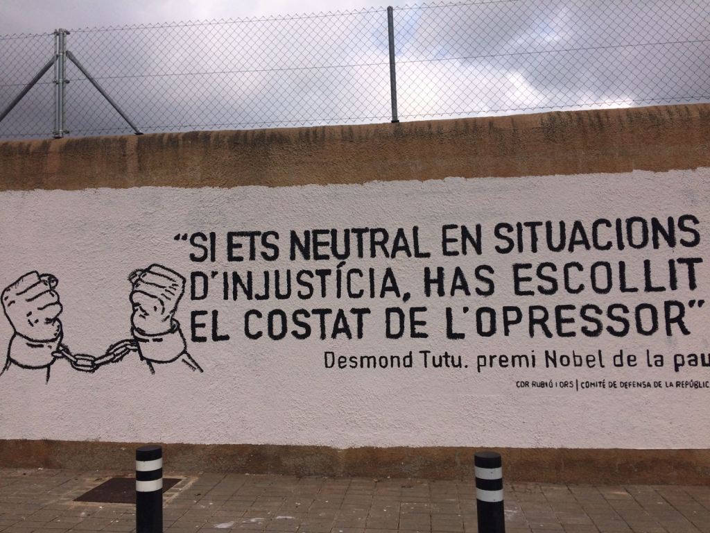Reus: Si ets neutral en situacions d’injustícia