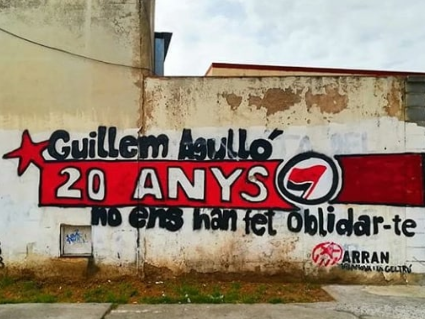 Vilanova i la Geltrú: Guillem Agulló 20 anys no ens han fet oblidar-te