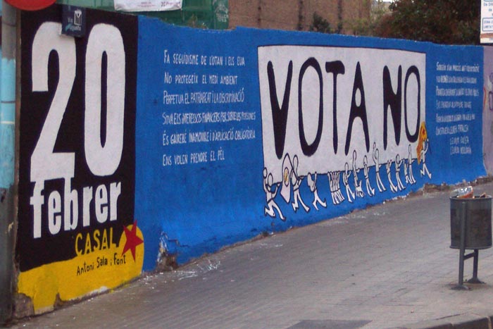 Badalona: vota no a la constitució europea